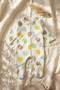 Mixed Balloon Patterned Fabric 100% Cotton Baby Boy Romper 3-6-9 Months - 6