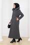 Women's Waist-Tie Nova Fabric Coat - 3