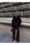 Women's Long Faux Fur Jacket Coats - 4