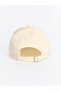 Two Mt Shop Quality Lcw Accessories Ecru Gabardine Embroidered Women's Cap Hat - 3