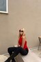 Ruched Halter Neck Blouse - 3
