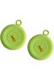 Reusable Silicone Stretch Lids,Practical Bowl Wrap Cover for Refrigerator Leftovers,Pack of 2,10cm,Green