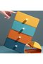 4 Pcs Stackable Desk Organizer with Drawers,Desktop Storage Box for Office Supplies and Makeup