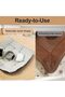 PU Valet Tray,Reversible Catchall Organizer for Keys and Jewelry,Entryway Storage Bowl