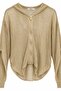 Hooded Detail Gold Cardigan