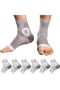 Neuropathy Relief Compression Socks,20-30 mmHg Ankle Sleeves for Arch Support and Foot Pain,3 Pairs,Gray,XL