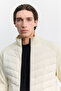 Men's Stone Duck Feather Stand Collar Lightweight Coat A62Y6066 - 2