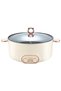 6L Electric Double Hot Pot with Independent Temperature Control - Non-Stick Electric Cooker Shabu Shabu, Electric Skillet,Frying Pan,Electric Saucepan （6 L）