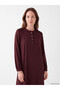 Stylish Ruched Polka Dot A-Line Dress from Uzg Store. - 3