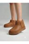 Women's Eva Material Short Water-Resistant Half-Ankle Thick Sole Boots-Taba - 4