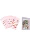 Resealable Storage Bags with Clear Window,Pink Dog Pattern,7.5x11cm,50 Pieces