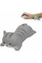 Cute Gray Cat Cartoon Animal Wrist Rest Pad,Ergonomic Memory Foam Support for Office and Laptop