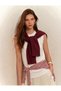 Square Tie Knitwear Scarf - Knitwear Shoulder Scarf Office Daily Fashion Scarf - 2