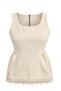 Strappy Peplum Cut Women's Bluz - 5