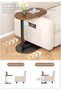 Side Table Small End Table, C-Shaped طاولة جانبية, Sofa End Side Table طاولة قهوة for Living Room, B - 4