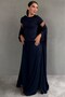 Navy Blue 3-Piece Combed Cotton Casual Women's Set Mg2906 - 2