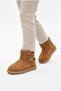 Girl's Short Boots with Fur Inside, Suede Look, Belt Buckle, and Short Heel - 5