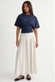 Corsage Detailed Skirt 202707 - White - 2