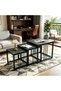 3-Piece Nesting Coffee Table, Modern Luxury Living Room side table Set - 5