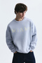 Miami Printed Crew Neck Sweatshirt