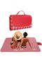 Large Outdoor Picnic Blanket,150x200cm Waterproof Oxford Camping Mat,Red Plaid