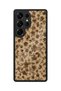 Samsung Galaxy S25 Ultra Compatible Brown Patterned Shockproof Case with Camera Protection