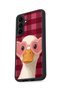 Samsung Galaxy S25 Fe Compatible Duckglasses Patterned Camera Protected Shockproof Case - 5