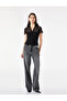 Slim Fit Short Sleeve Shirt Collar Viscose Blouse