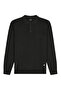 Men's Polo Collar Plain Knitwear Cotton Smoked Sweater Steel Knit Classic Pattern - 5400F - 2