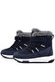 Velcro-Fastened Navy Blue Baby Boots - 5