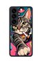 Samsung Galaxy S26 Compatible Cat Patterned Shockproof Case with Camera Protection
