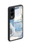 Samsung Galaxy S25 Edge Compatible Balcony Patterned Camera Protected Shockproof Case - 4