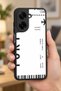 حافظة مقاومة للصدمات متوافقة مع Redmi A5 مع نمط تصميم تذكاري لتذاكر الطائرات وحماية الكاميرا - 6