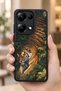 حافظة مقاومة للصدمات متوافقة مع هاتف Redmi Note 13 Pro 4G بنمط الغابات الاستوائية مع حماية للكاميرا - 6
