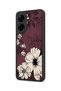 Redmi A5 Compatible Vintage Flowers Patterned Shockproof Case with Camera Protection - 3