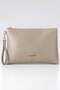 Mink Women's Zippered Handbag with Wrist Strap, Daily and Special Occasion Bag