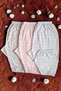 Women's Plus Size Floral Above Knee Pajamas 3-Piece Pack with Elastic Legs Summer Oversized Comfortable - 2