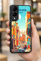 Samsung Galaxy S25 Edge Compatible Ankara Patterned Camera Protected Shockproof Case - 6