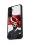 Samsung Galaxy S25 Fe Compatible Turkish Flag Patterned Shockproof Case with Camera Protection - 5