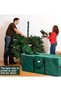 Canvas Christmas Tree Storage Bag, Fits 8 FT Disassembled Artificial Xmas Tree, Waterproof Heavy Duty Tote with Reinforced Handles, Green - 6