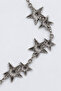 2-Pack Star Motif Metal Belt Lku0006 Silver Gold - 3