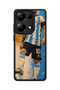 Redmi Note 13 Pro 4g Compatible Messi Patterned Shockproof Case with Camera Protection