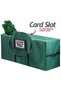 Canvas Christmas Tree Storage Bag, Fits 8 FT Disassembled Artificial Xmas Tree, Waterproof Heavy Duty Tote with Reinforced Handles, Green - 3