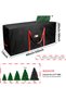 Canvas Christmas Tree Storage Bag, Fits 8 FT Disassembled Artificial Xmas Tree, Waterproof Heavy Duty Tote with Reinforced Handles, Black - 3