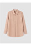 Beige Striped Women's Shirt Tunic - 8