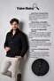 Men's Zippered and Buttoned Cardigan Thick Knit Knitwear Classic Pattern - 5405m - 7