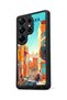 Samsung Galaxy S25 Ultra Compatible Ankara Patterned Camera Protected Shockproof Case - 5