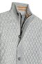 Men's Zippered and Buttoned Cardigan Thick Knit Knitwear Classic Pattern - 5405m - 4