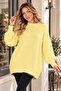 Knitwear Sweater K6027 Lemon Yellow - 4