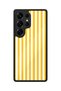 Samsung Galaxy S25 Ultra Compatible Yellow and White Patterned Shockproof Case with Camera Protection